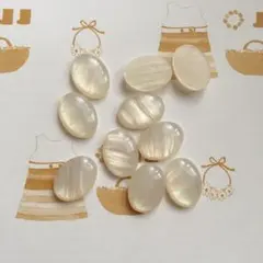 シェル風カボション.オーバル