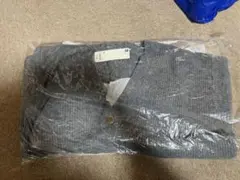 GU パフィータッチオーバーサイズカーディガン XL LL グレー 新品未使用