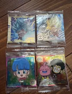 ドラゴンボールウエハース　新たなる旅立ち4枚セット【匿名配送】