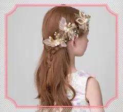 髪飾り ゴールド ヘアアクセサリー ドレスアップ 発表会 フォーマル 3本セット