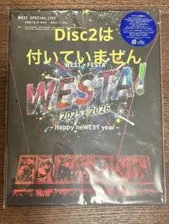 WEST. SPECIAL LIVE WESTA! 2025-2026 通常盤 - メルカリ