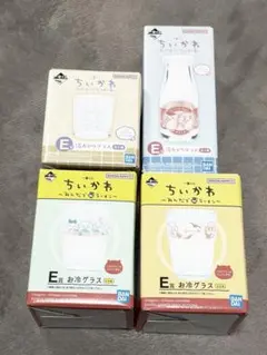 ちいかわ 一番くじ e賞 グラス ハチワレ うさぎ モモンガ シーサー