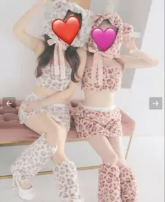 コスプレ　ヒョウ柄猫