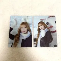 JYP POPUP ポップアップ niziu マユカ ラントレ トレカ 2枚