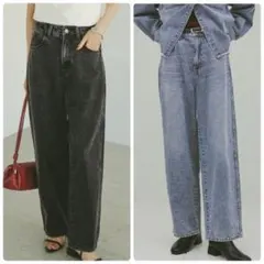 グローバルワーク GOODデニムバギーパンツ XL 2点セット