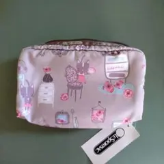 LeSportsac キルティング ポーチ ホワイト - メルカリ