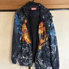 DIESEL グラフィックプリント ナイロンジャケット中古品