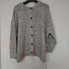 タグ付　サマンサモスモス　引き揃え前後2WAY ニットカーディガン 　フリー