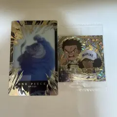 ONE PIECE ガープ＆クザン カード＆ステッカーセット