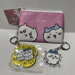 ちいかわ　お財布ポーチ1個　アクリルキーホルダー2個　全3点セット