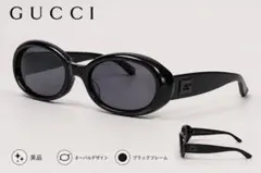 GUCCI GG2419/N/S サングラス オーバル　ブラックフレーム