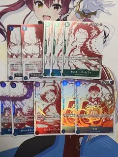 トレジャーCPプロモ 豪華10枚セット 三兄弟 ルフィ エース　サボ