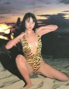坂井泉水ZARDの水着グラビア ビーチでの写真 2L版