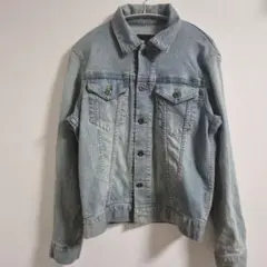 ユニクロ デニムジャケット【S】インディゴ ブルー古着