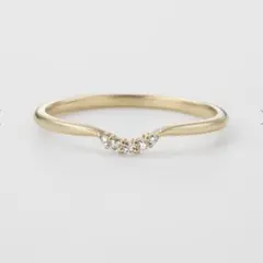 【アガット】K10ダイヤモンドリング