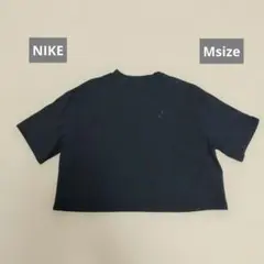 【未使用】NIKE クロップド丈 半袖Tシャツ ブラック Mサイズ