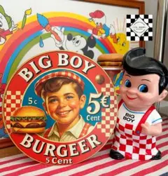 ビッグボーイ⑨ ブリキ看板 BIGBOY アルミ看板 アメリカン雑貨 USA