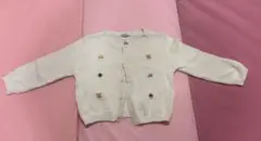 familiar カーディガン 90サイズ ホワイト