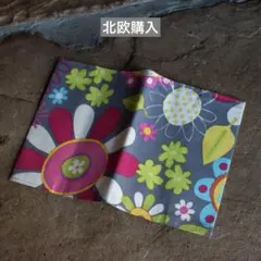 北欧 花柄 ブックカバー 文庫 本 カバー可愛い 布　ブックケース　おしゃれ