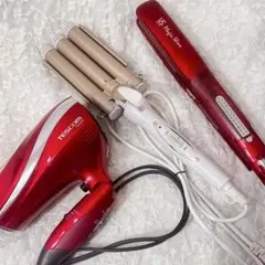 ドライヤー ヘアアイロン 3点セット
