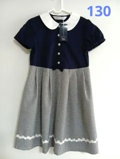 新品☆ショパン半袖ワンピース130
