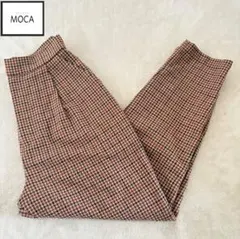 【美品】セレクトモカ　千鳥柄　カジュアルパンツ　サイズS