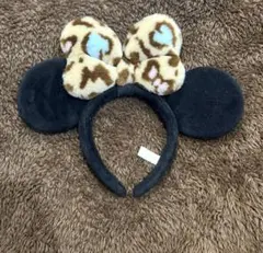 ヒョウ柄 ミニー カチューシャ レオパード柄 ディズニー レア