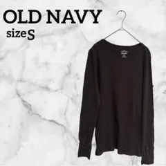 OLD NAVY【S】 長袖Tシャツ ダークブラウン 海外古着