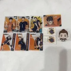 ハイキュー!! キャラクターアイテムセット　グッズ まとめ売り 烏野高校