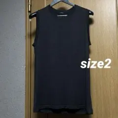 comoli ウール天竺ノースリーブ GRAY size2 - メルカリ