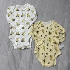 ユニクロ　くまのプーさん長袖ボディスーツ　90㎝