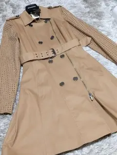 【未使用品】ARMANI　EXCHANGE　トレンチコート　茶色のサムネイル