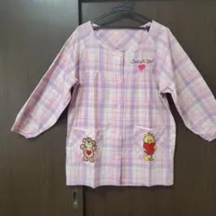 スモック（スージーズー）　ピンクチェック　保育士　幼稚園