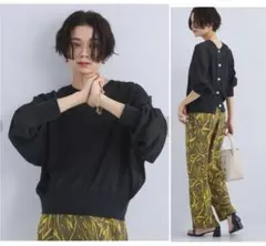 green label relaxing 忍ばせカーデ 2WAY ブラック