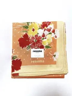 新品未使用 renomaレノマのタオルハンカチ 花柄
