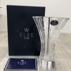 K6 ELBE crystal エルベ クリスタル 花瓶 花器 クリアガラス