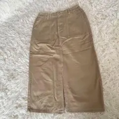 レトロガール　RETROGIRL タイトスカート　デニムスカート　M ベージュ