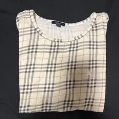 Burberry チェック柄 半袖Tシャツ M