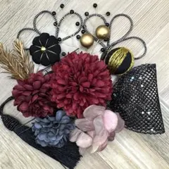 髪飾り　6-617 和装　成人式　卒業式　成人式　七五三　浴衣