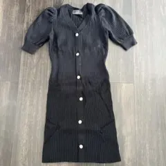 rady パールボタンニットワンピース 未着用