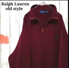 【レア】ラルフローレン ハーフジップスウェット 2XL
