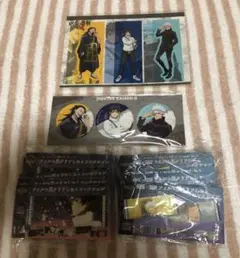 新品　フィルム風クリアしおり 劇場版 JF2022 呪術廻戦 0 缶バッジ　4点