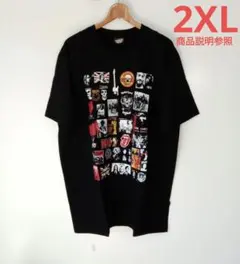 KISS NIRVANA バンドロゴ ロゴtee バンドTシャツ(2XL)キ53
