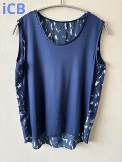 【美品】iCB ノースリーブ ブラウスのサムネイル