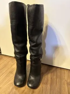 【Berry 様専用】Tory Burch 黒 レザー ブーツ 23.5cm