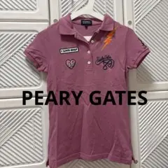 レア パーリーゲイツ PEARY GATES ポロシャツ 刺繍