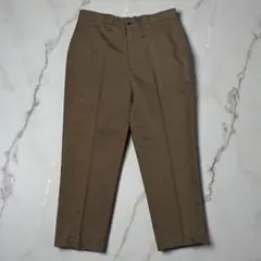 【LLサイズ】ウエストゴム イージーパンツ スラックス LL 濃茶 DP茶