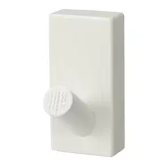 無印良品 樹脂 壁に付けられる家具 フック オーク材 ライトグレー 3個セット