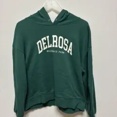 GLOBAL WORK フード付きパーカー 160サイズ グリーン