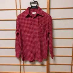 B.C.Factory 赤チェックネルシャツ M